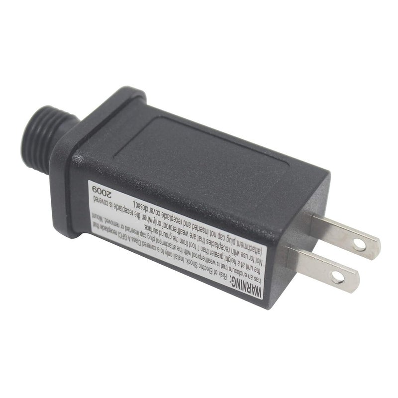 Dirduaid 4.5V LED Controller LED Transformer Class 2 Power Supply, IP44 Waterproof Low Voltage Transformer US Plug for Christmas Light, String Light (4.5V 0.6A 2Packs) - Image 2